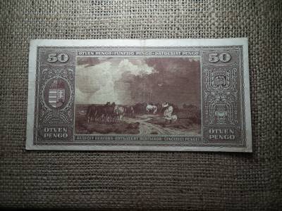 50 pengp 1945 , alacsony sorszám 