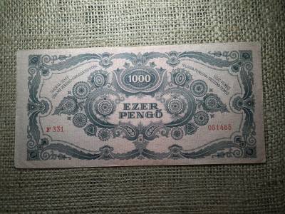 1000 pengő 1945 , MNB bélyeg nélkül 