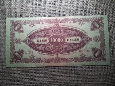 10000 pengő 1945 , MNB bélyeg nélkül  