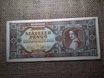 100000 pengő 1945 , százezer 