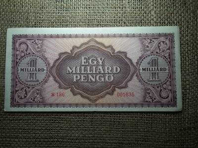 Egymilliárd pengő 1946 , alacsony sorszám , 1635 