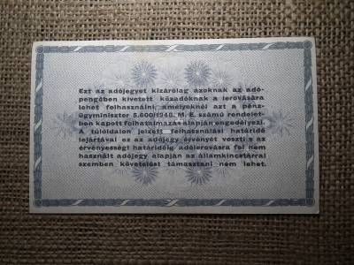 Ötszázezer Adópengő 1946 
