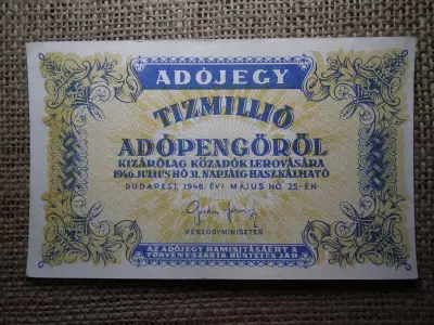 Tízmillió Adópengő 1946 