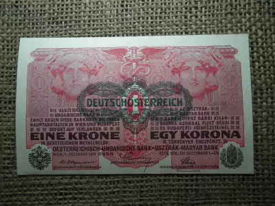 1 korona 1916 , DÖ  felülbélyegzés 