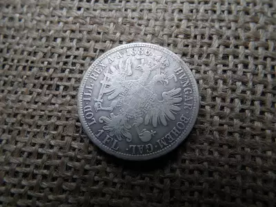 Ezüst 1 florin 1886 , Ferenc József 