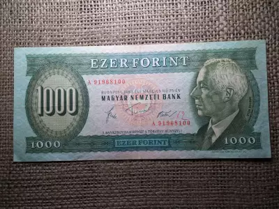 1000 forint 1983 A , Bartók 