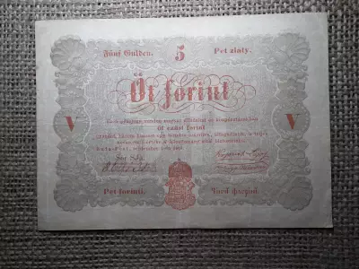 KOSSUTH BANKÓ - 5 FORINT 1848 , SZEPTEMBER 1.