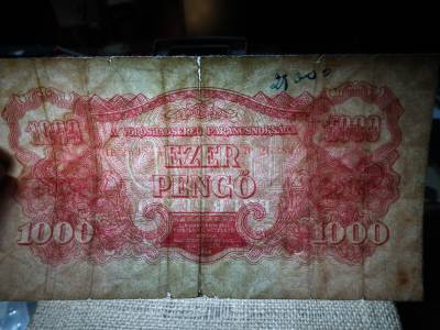 1000 pengő 1944 , Vörös Hadsereg , ritka 