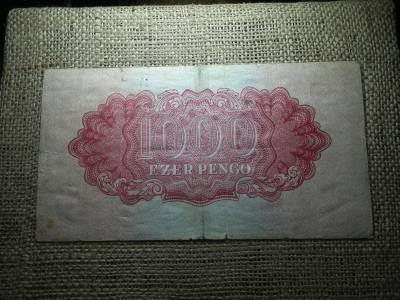 1000 pengő 1944 , Vörös Hadsereg , ritka 