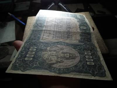 10000 korona 1920 , Orell ,  szép , eredti tartás ! 